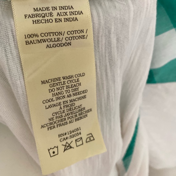 Anthropologie Porridge Green and White Gingham Top - Picture 4 of 4